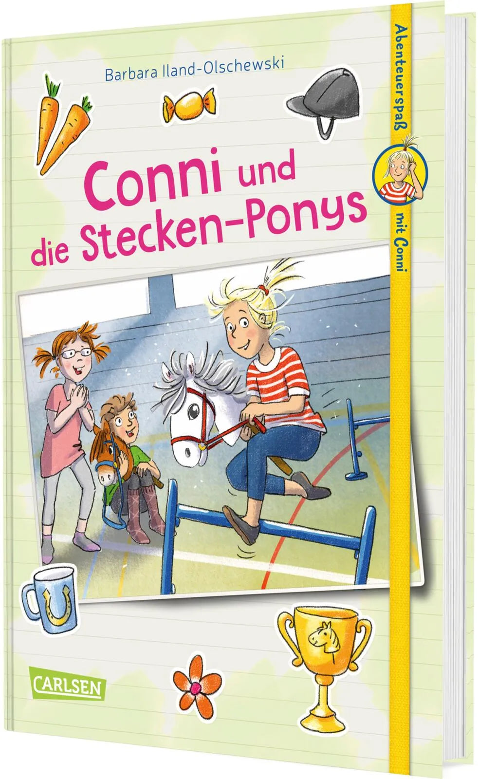 Buchcover von 'Abenteuerspaß mit Conni 4: Conni und die Stecken-Ponys' - Gebundene Ausgabe von Barbara Iland-Olschewski