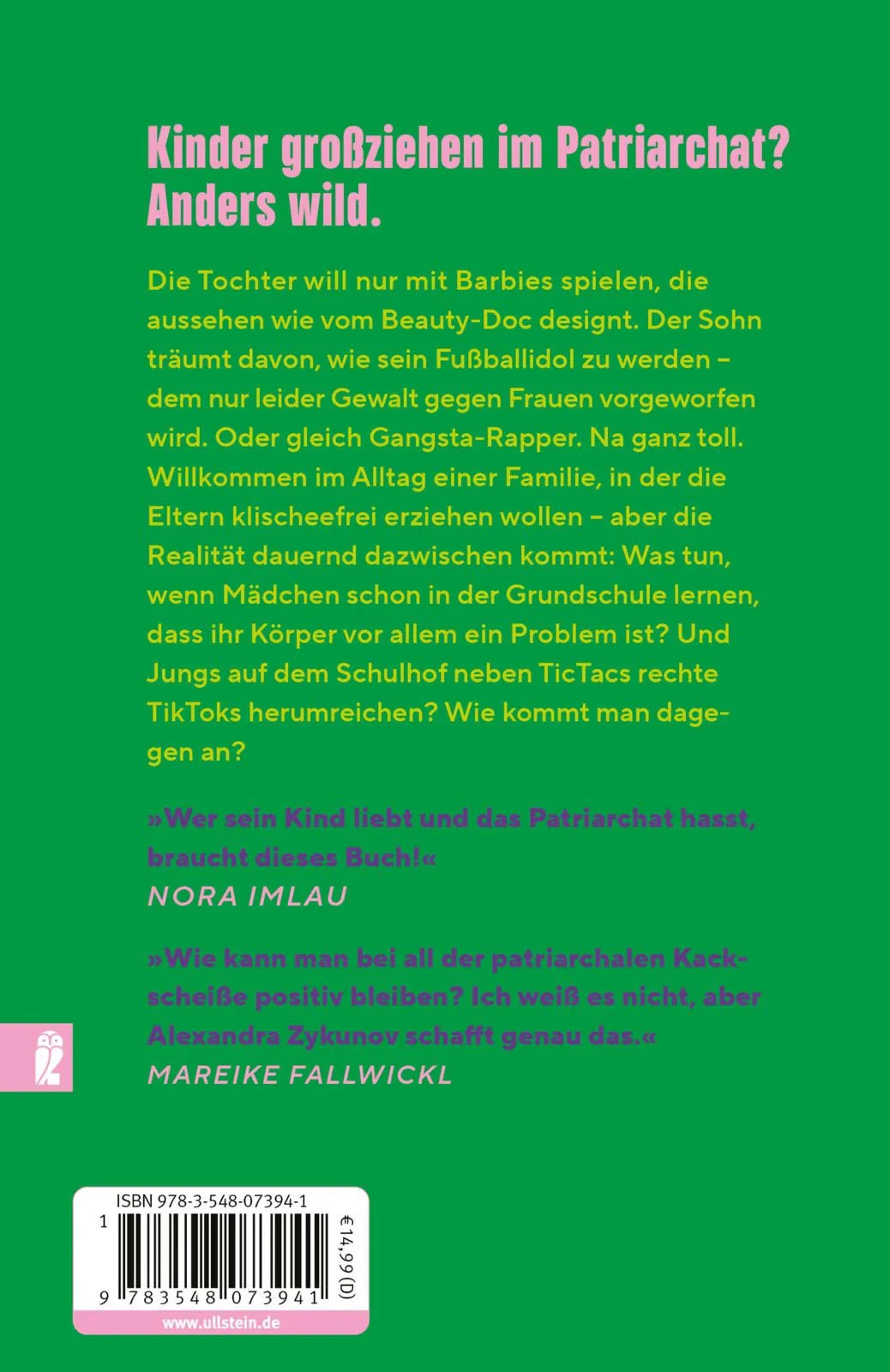 Rückseite: Aber patriarchale Kackscheiße darf man schon sagen, oder? (Taschenbuch)