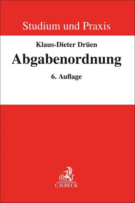 Buchcover von 'Abgabenordnung' - Taschenbuch von Klaus-Dieter Drüen