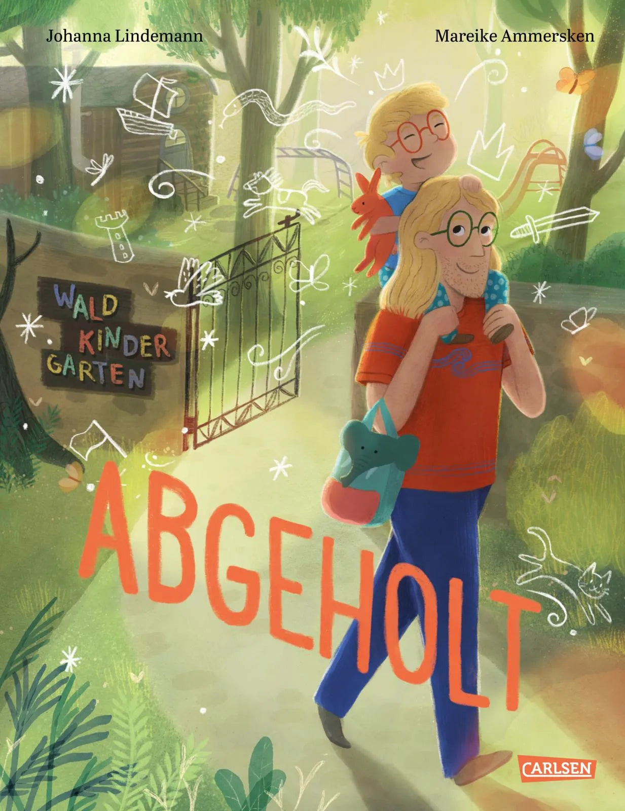 Buchcover von 'Abgeholt!' - Gebundene Ausgabe von Johanna Lindemann