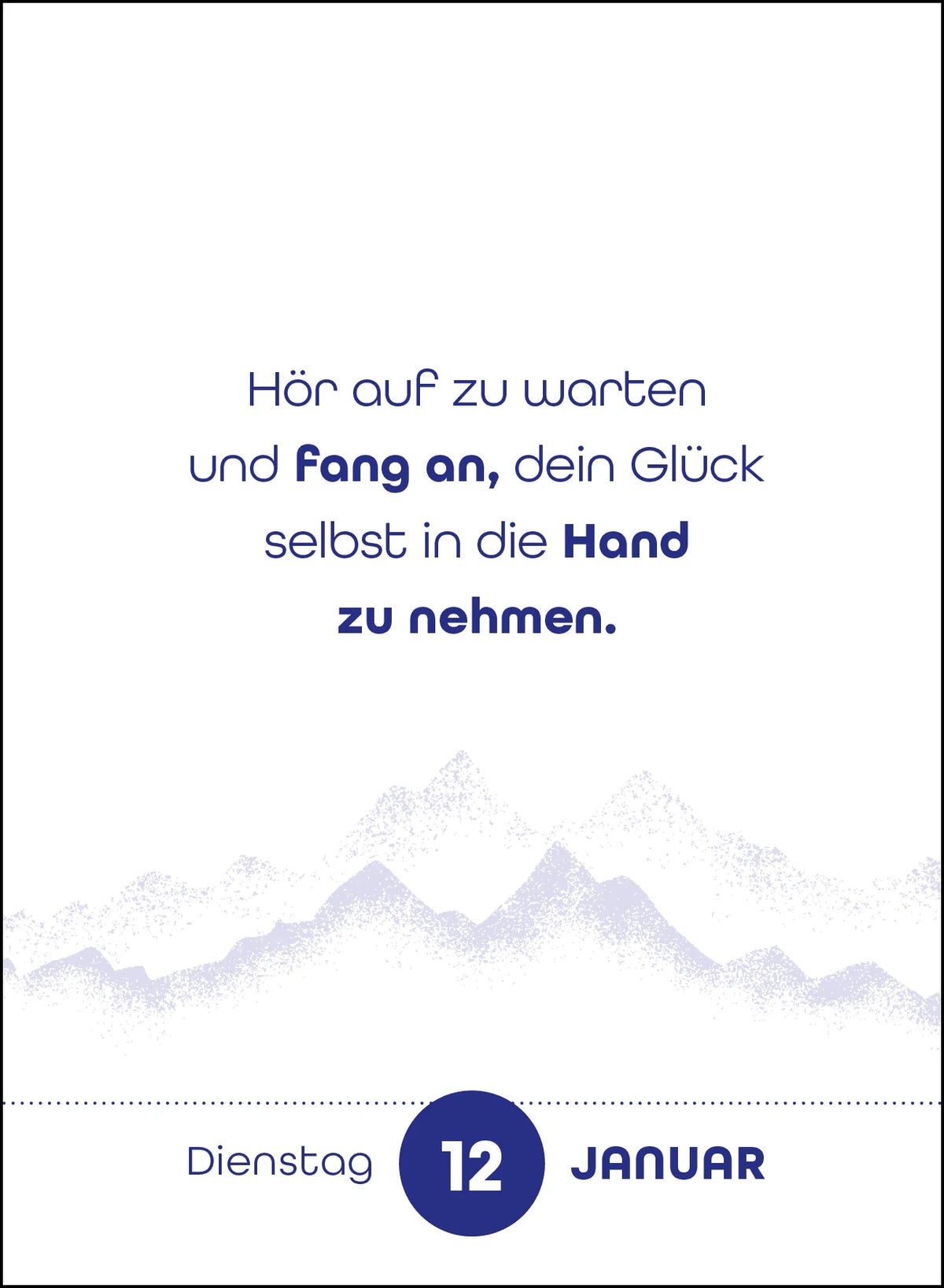 Abreißkalender 2027: Coming Home – Ansicht
