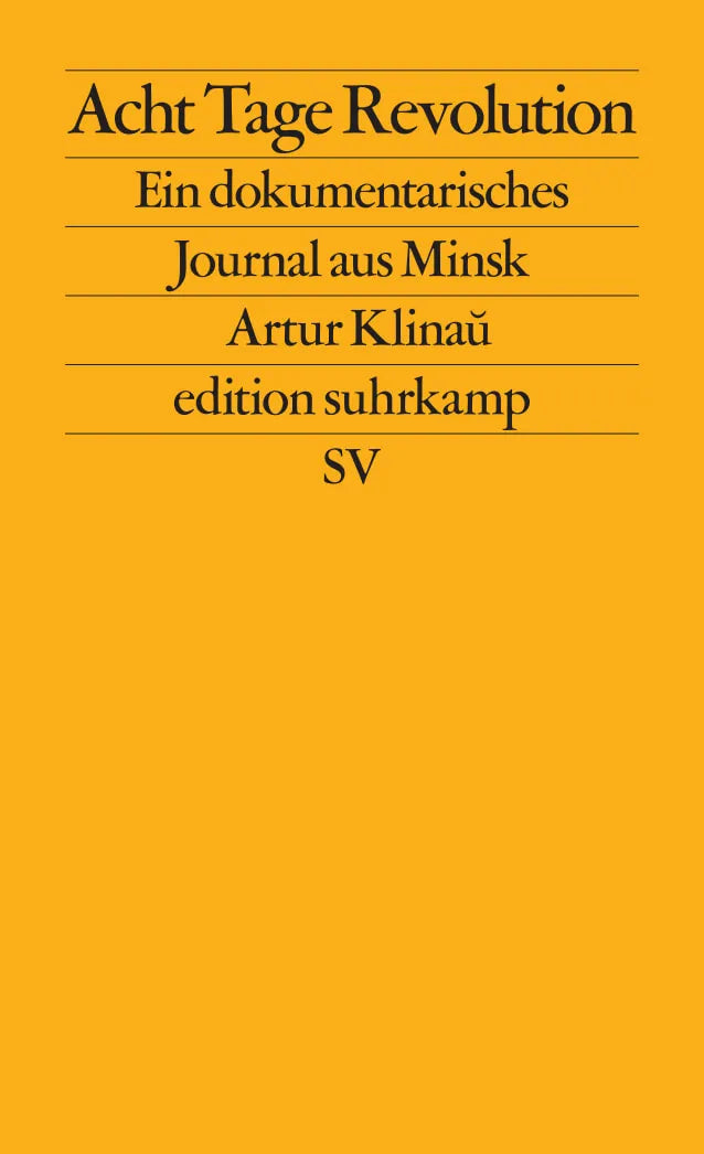 Buchcover von 'Acht Tage Revolution' - Taschenbuch von Artur Klinau