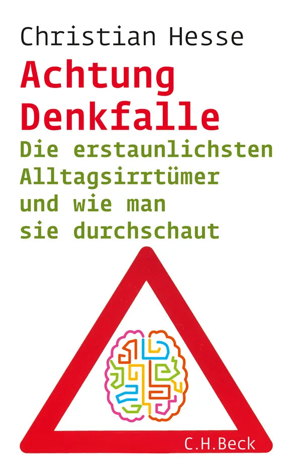 Buchcover von 'Achtung Denkfalle!' - Gebundene Ausgabe von Christian Hesse