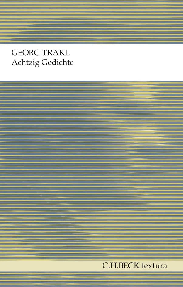 Buchcover von 'Achtzig Gedichte' - Taschenbuch von Georg Trakl