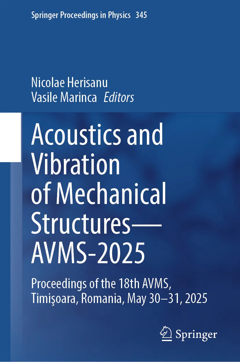 Cover: Acoustics and Vibration of Mechanical Structures—AVMS-2025 (E-Book)