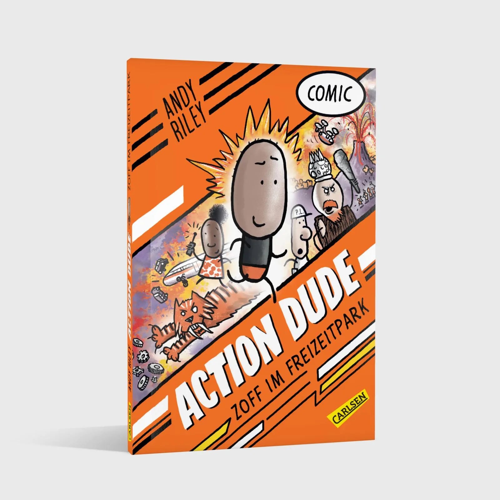 Produktansicht: Action Dude 1: Zoff im Freizeitpark (Gebundene Ausgabe)