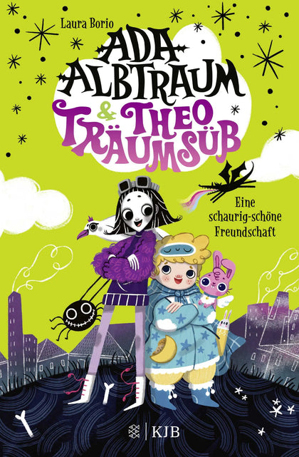 Buchcover von 'Ada Albtraum und Theo Träumsüß – Eine schaurig-schöne Freundschaft' - Gebundene Ausgabe von Laura Borio