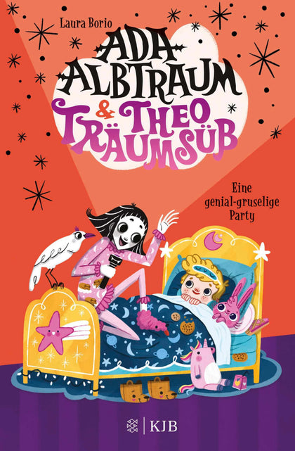 Cover: Ada Albtraum und Theo Träumsüß – Eine genial-gruselige Party (E-Book) von Laura Borio