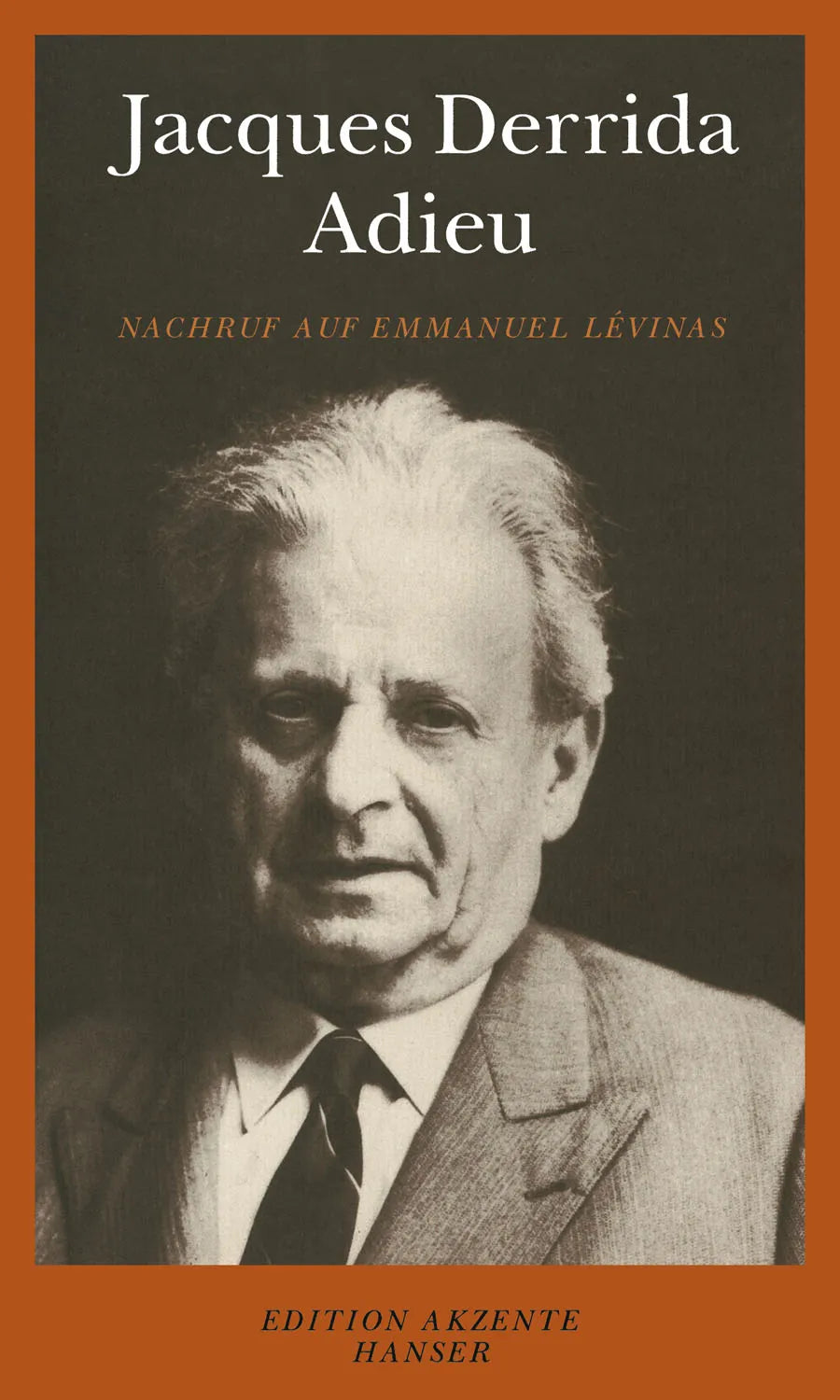Buchcover von 'Adieu' - Taschenbuch von Jacques Derrida