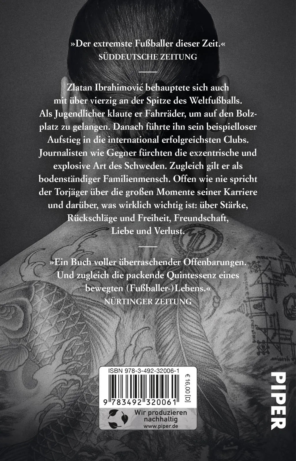 Buchrückseite von 'Adrenalin' mit Klappentext - Taschenbuch