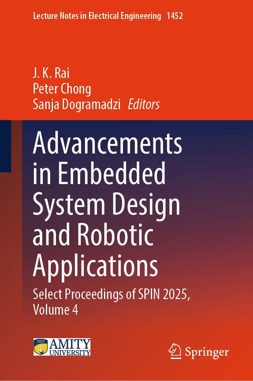Cover: Advancements in Embedded System Design and Robotic Applications (E-Book)