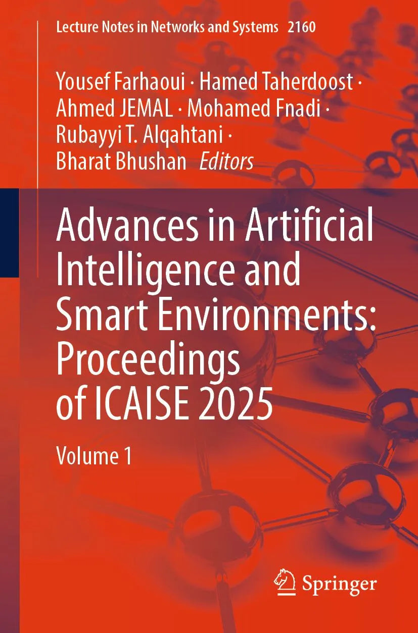 Cover: Advances in Artificial Intelligence and Smart Environments: Proceedings of ICAISE 2025 (E-Book) von Yousef Farhaoui