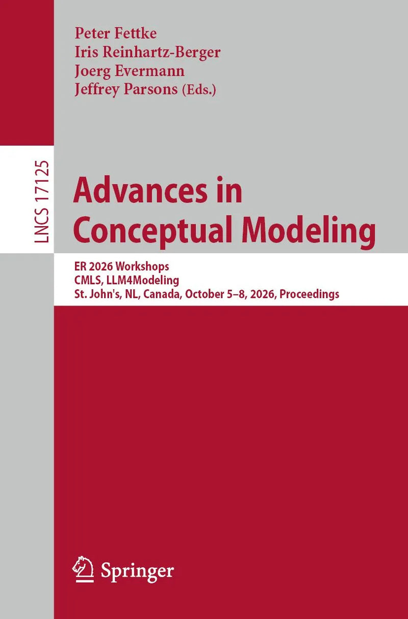 Advances in Conceptual Modeling
