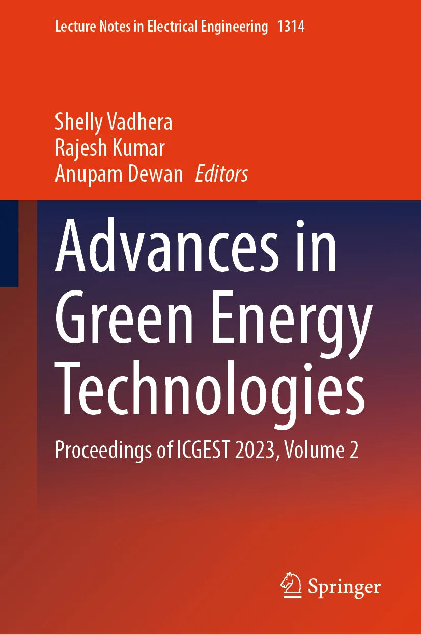 Cover: Advances in Green Energy Technologies (E-Book)