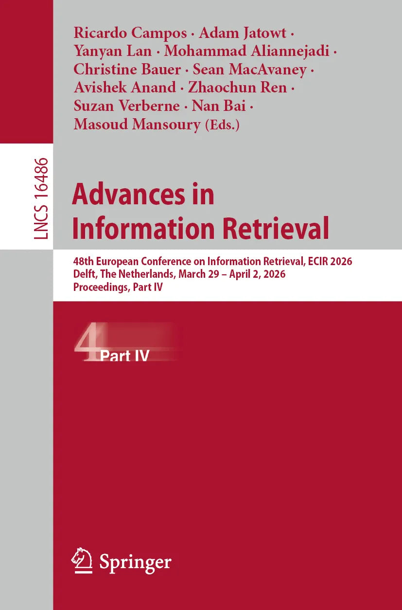 Cover: Advances in Information Retrieval (E-Book)