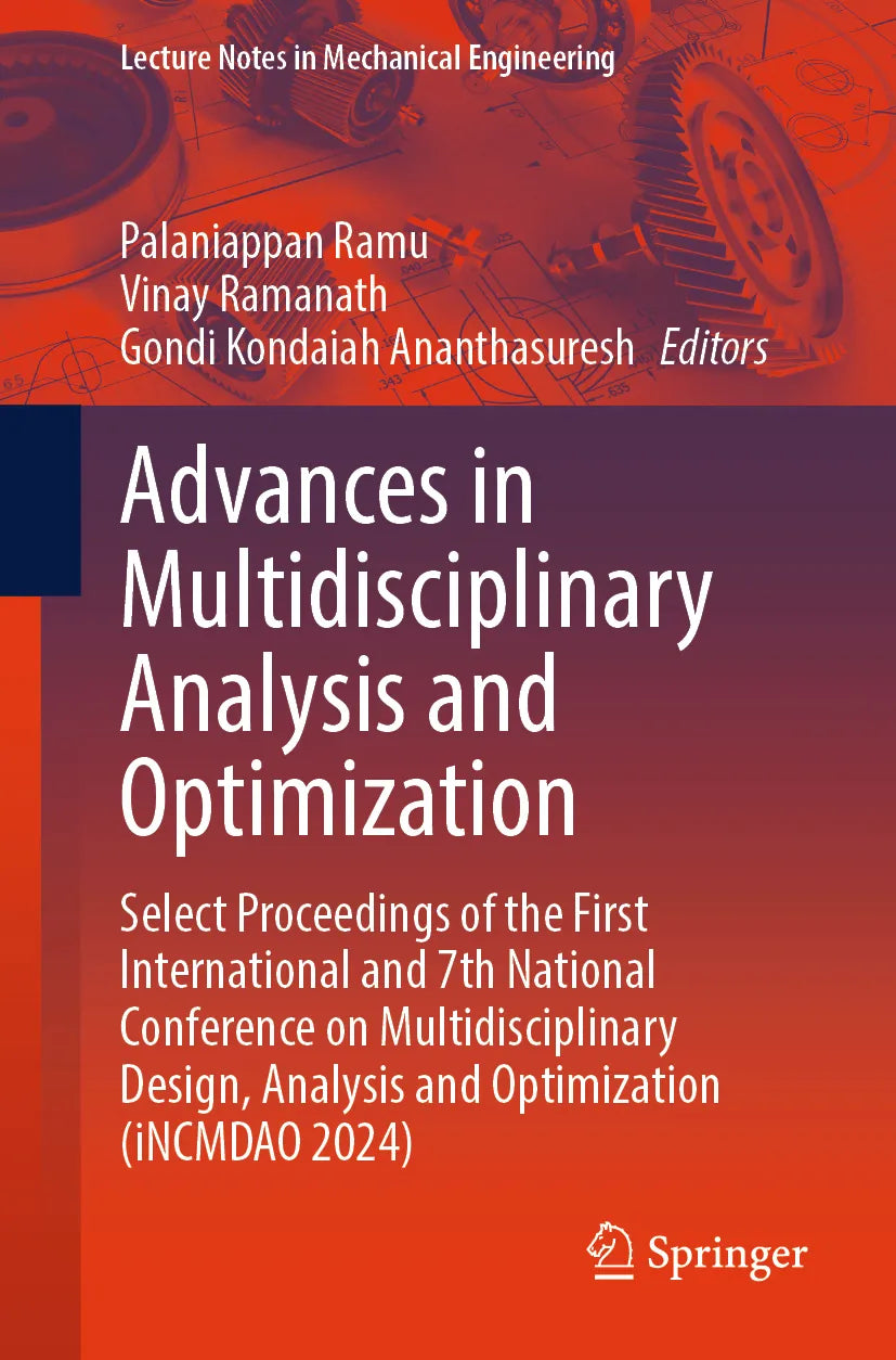 Cover: Advances in Multidisciplinary Analysis and Optimization (E-Book)