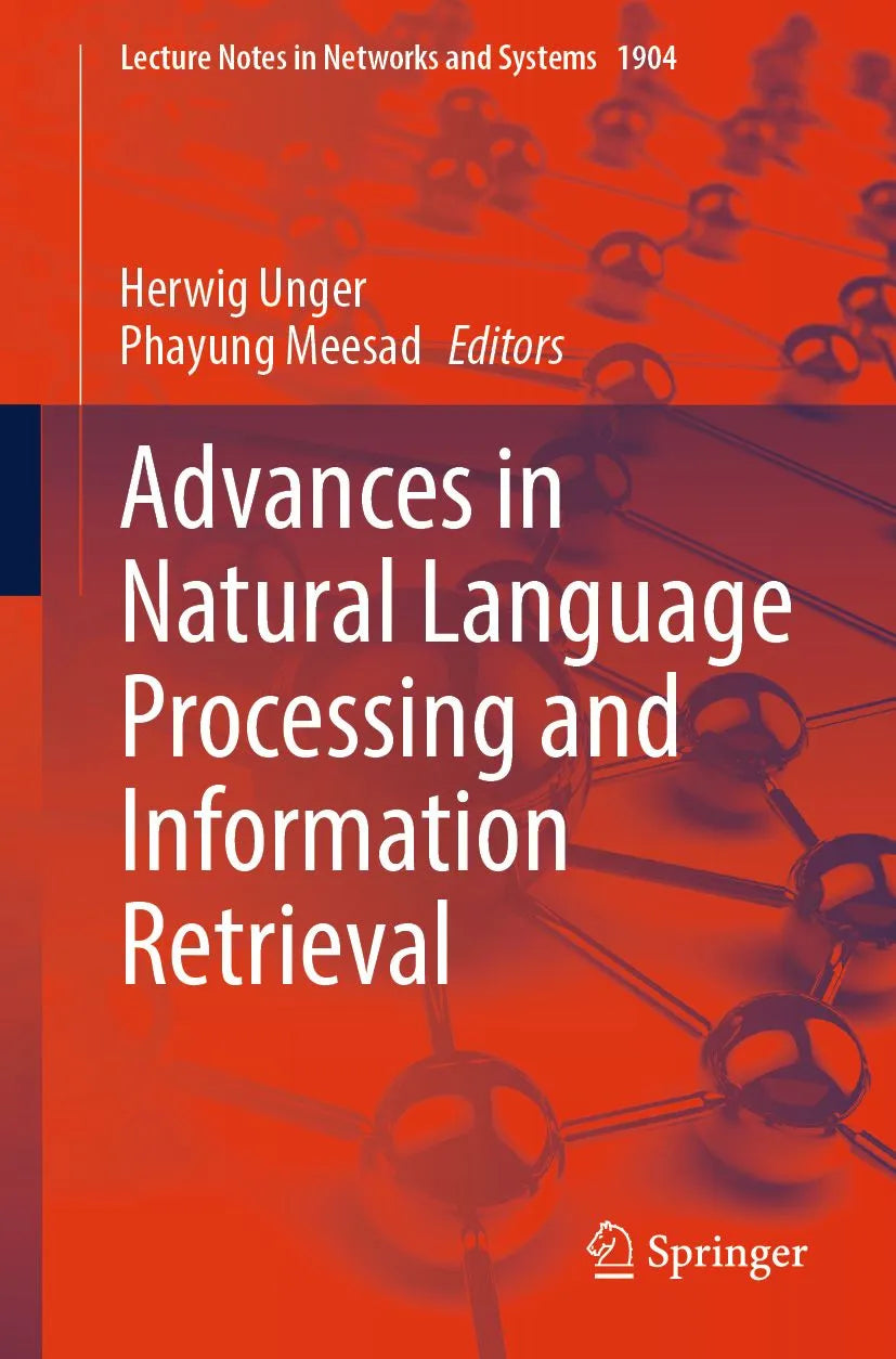 Cover: Advances in Natural Language Processing and Information Retrieval (E-Book) von Herwig Unger