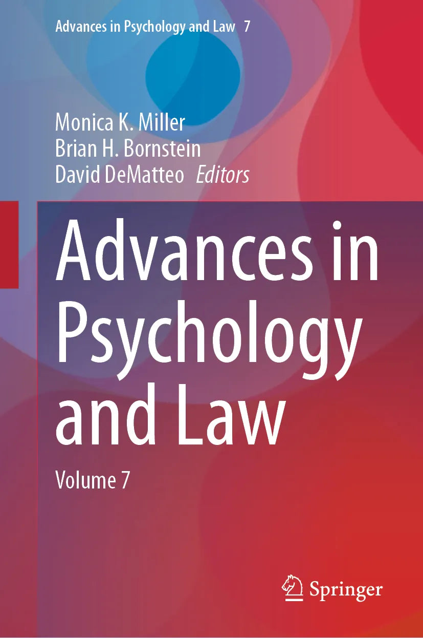 Cover: Advances in Psychology and Law (E-Book)