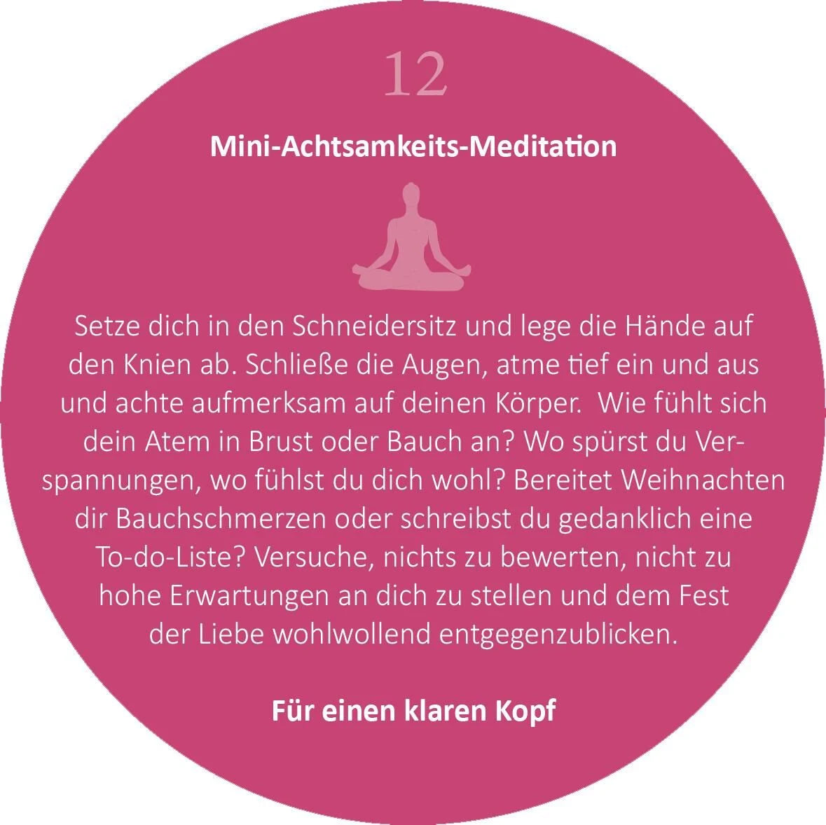Adventskalender in der Dose. 24 kleine Yoga-Auszeiten für den Advent – Ansicht
