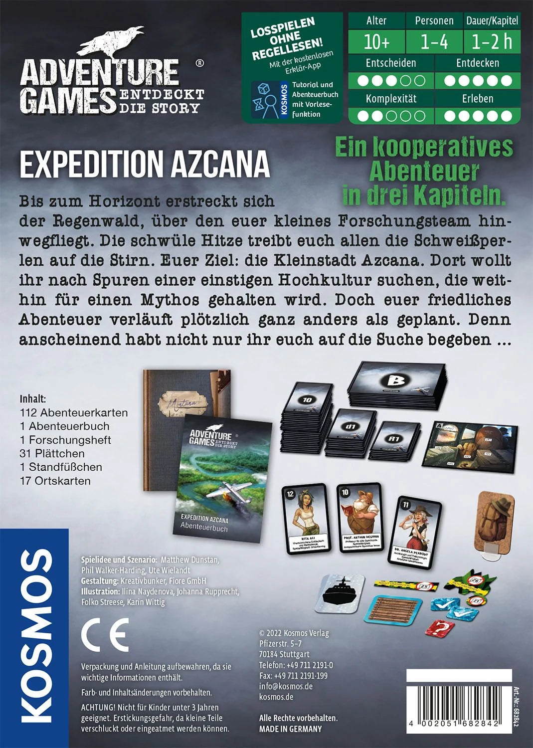 Adventure Games Expedition Azcana – Ansicht