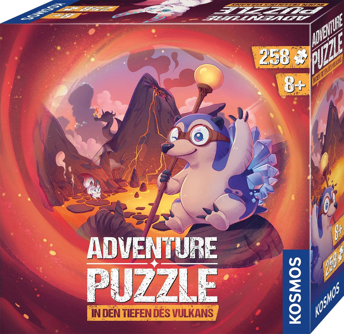 Kinderpuzzle: Adventure Puzzle: In den Tiefen des Vulkans
