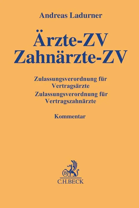 Buchcover von 'Ärzte-ZV, Zahnärzte-ZV' - Gebundene Ausgabe von Andreas Ladurner