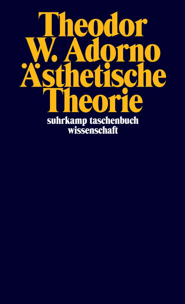 Buchcover von 'Ästhetische Theorie' - Taschenbuch von Theodor W. Adorno