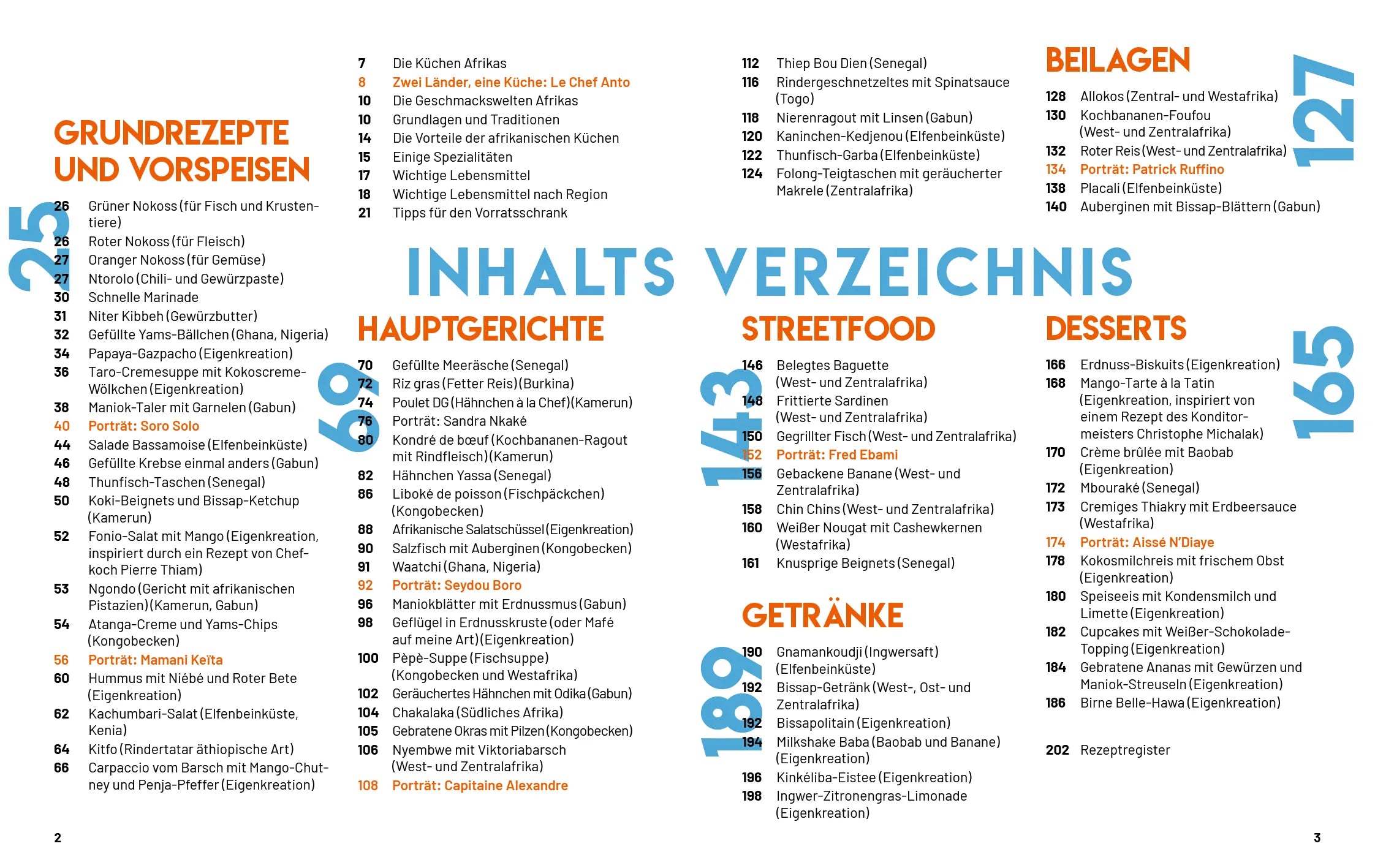 Innenansicht von 'Afrika – Das Kochbuch' - Gebundene Ausgabe