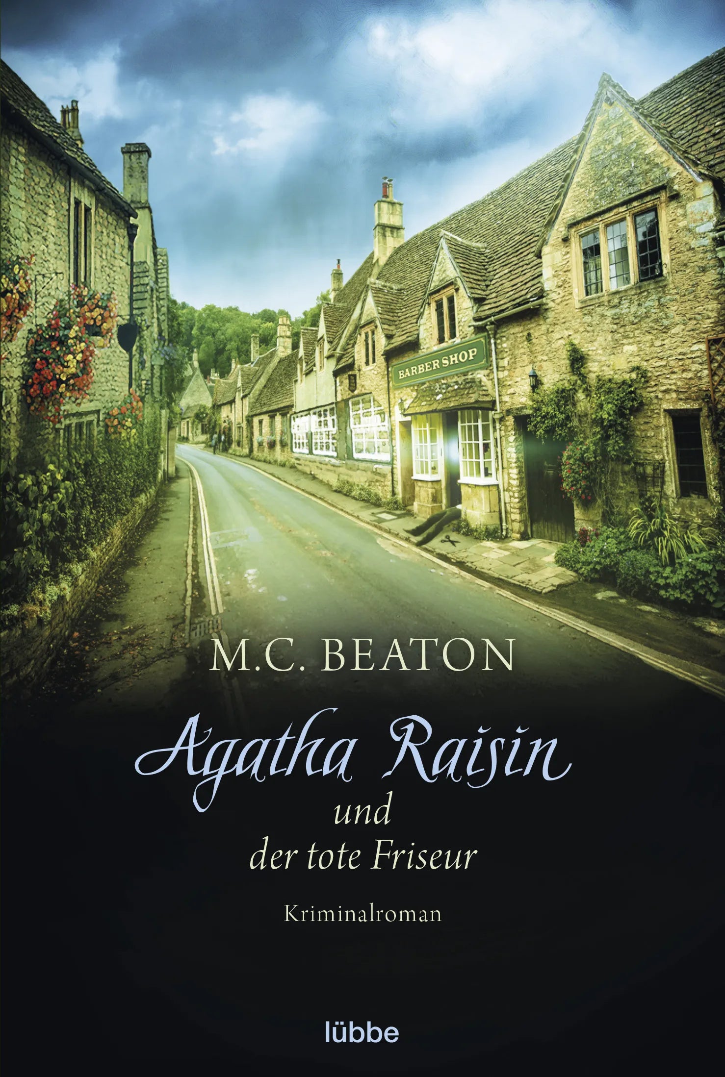Buchcover von 'Agatha Raisin und der tote Friseur' - Taschenbuch von M. C. Beaton