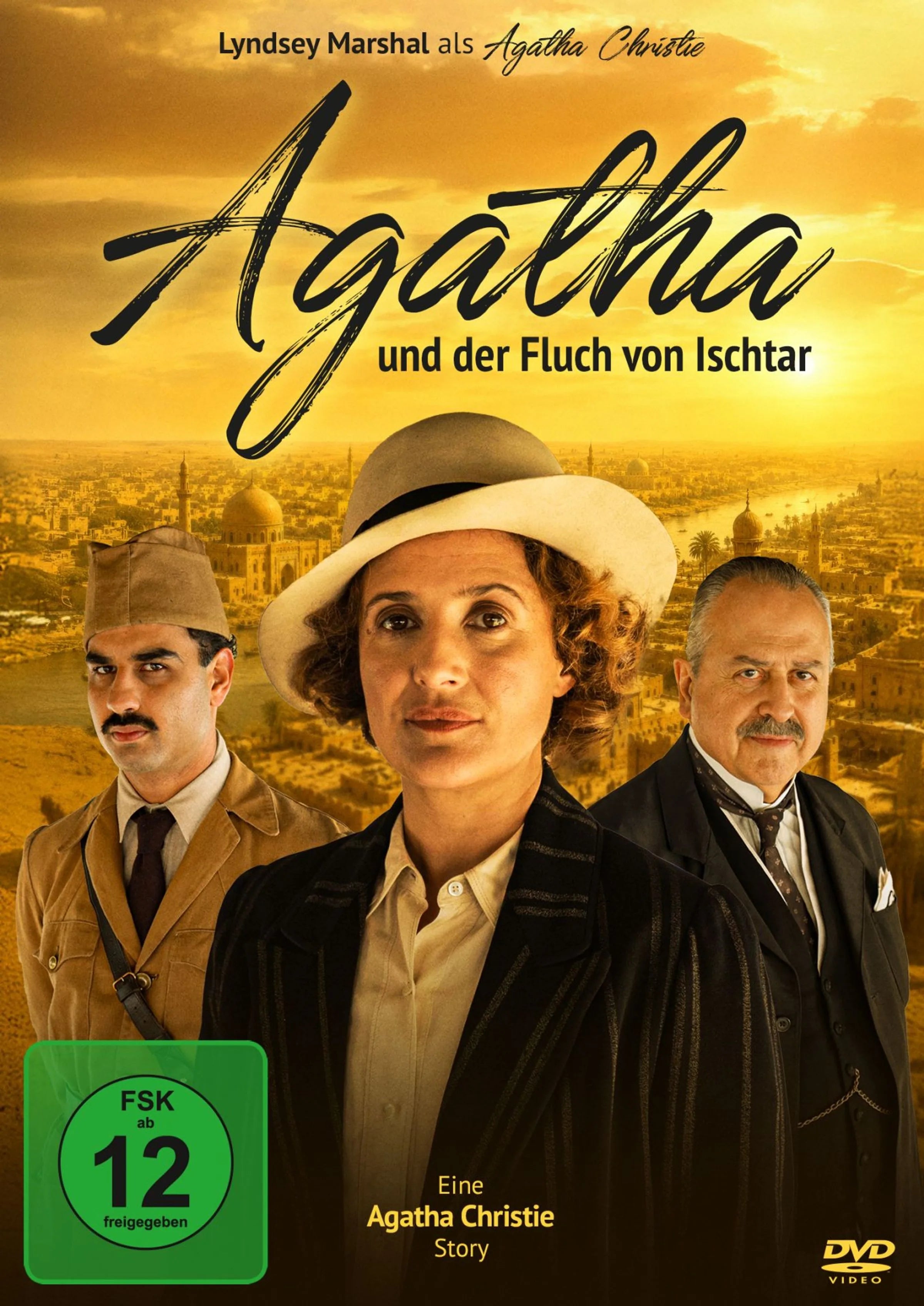 DVD-Cover: Agatha und der Fluch von Ischtar. Regie: Sam Yates