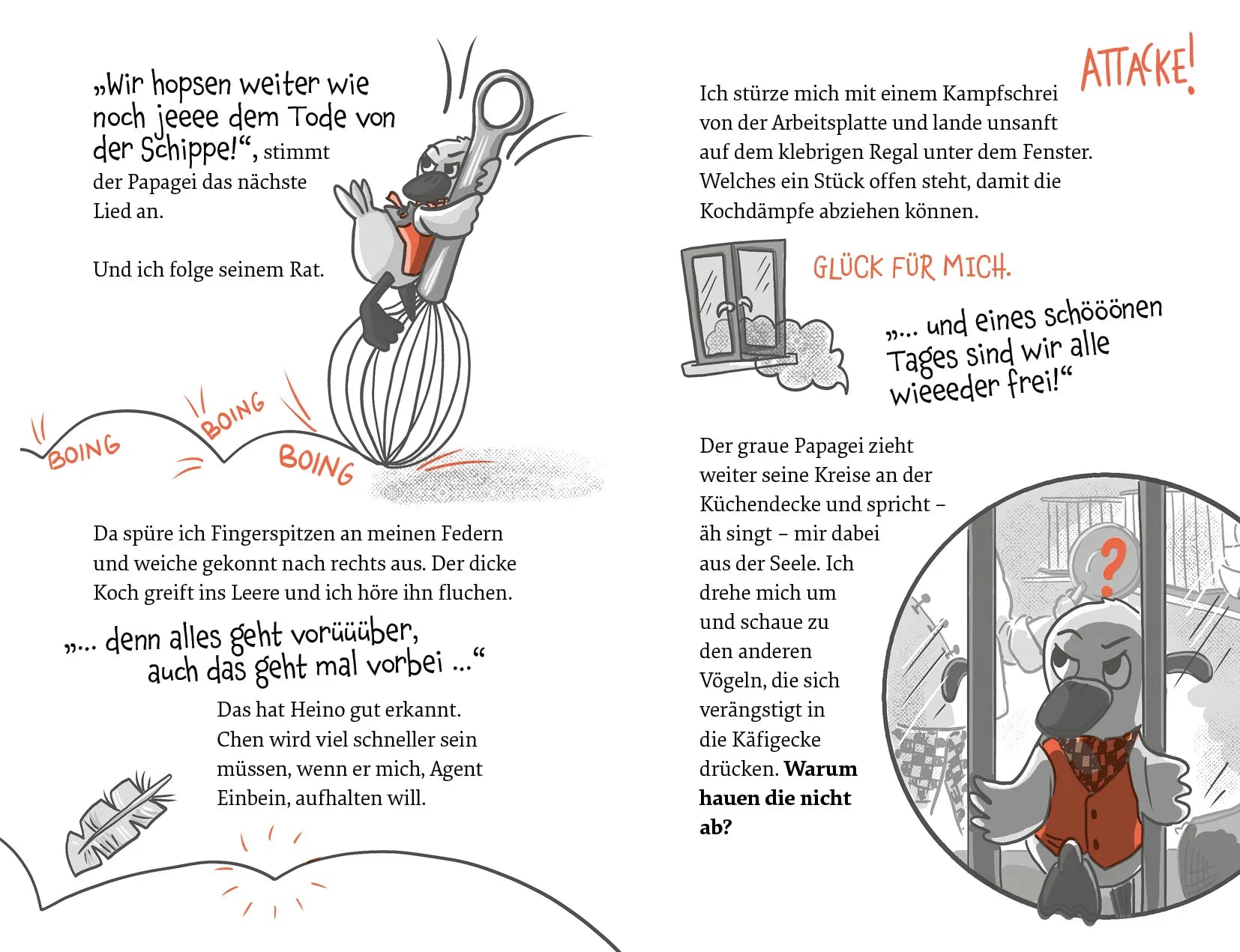 Produktansicht: Agent Einbein – Drei schräge Vögel ermitteln (Gebundene Ausgabe)