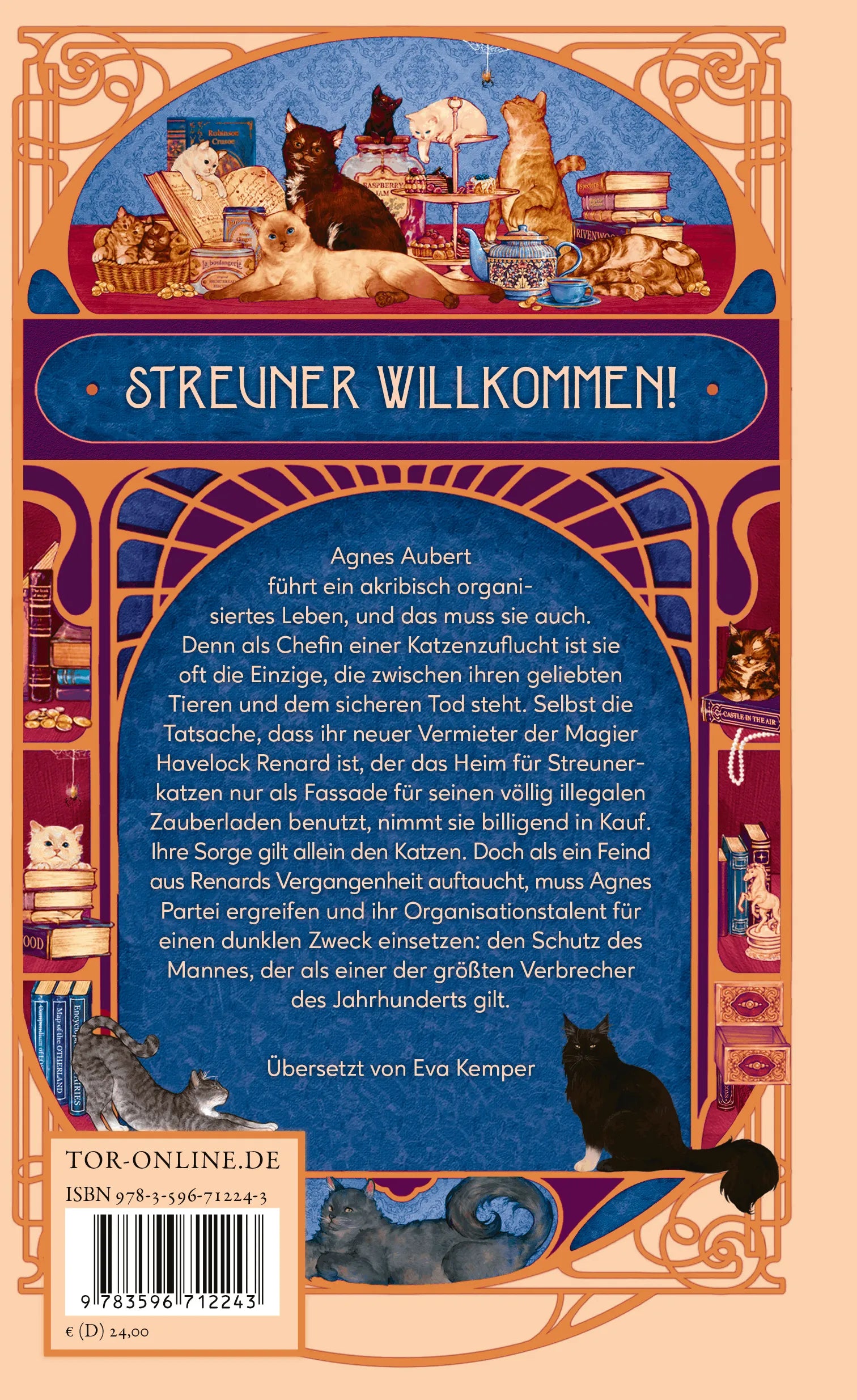 Rückseite: Agnes Auberts zauberhafte Katzenzuflucht (Hardcover)