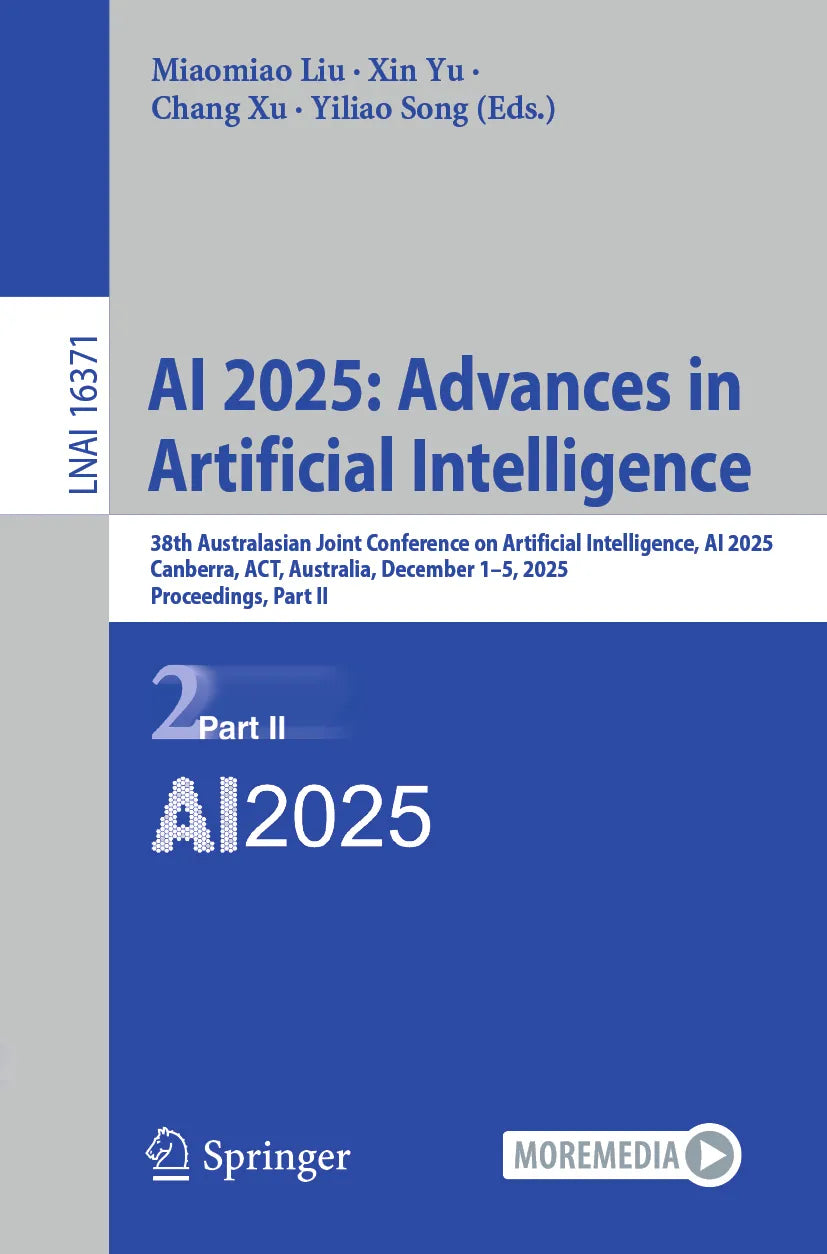 Cover: AI 2025: Advances in Artificial Intelligence (E-Book)