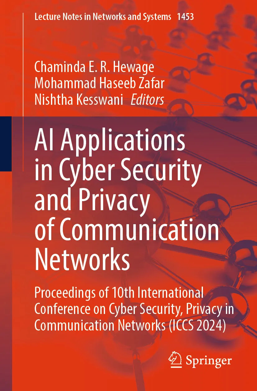 Cover: AI Applications in Cyber Security and Privacy of Communication Networks (E-Book)