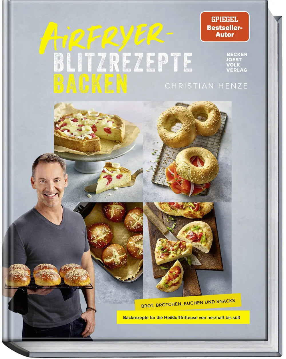 Cover: Airfryer-Blitzrezepte Backen (Hardcover) von Christian Henze