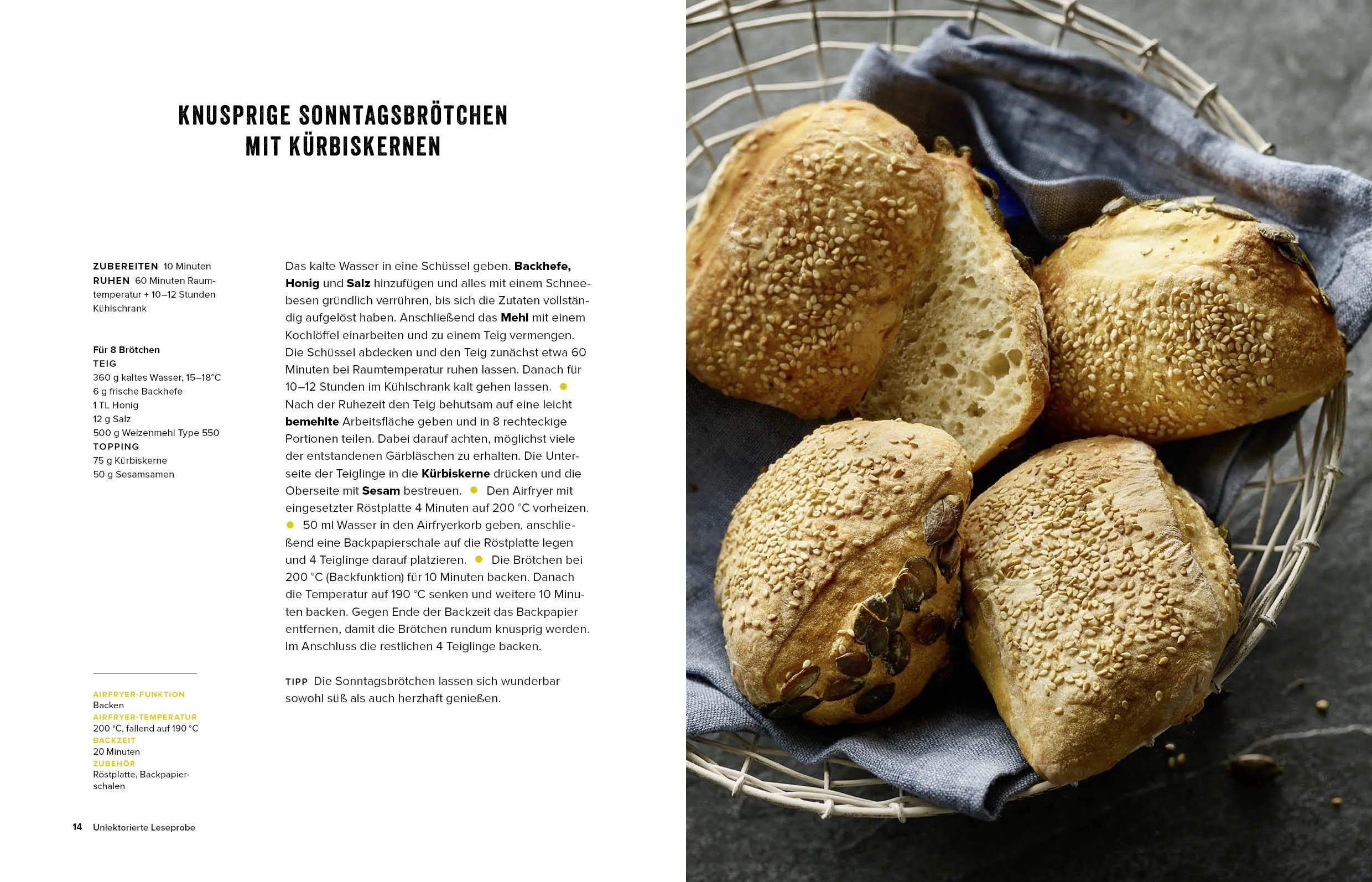 Detailansicht: Airfryer-Blitzrezepte Backen (Hardcover)