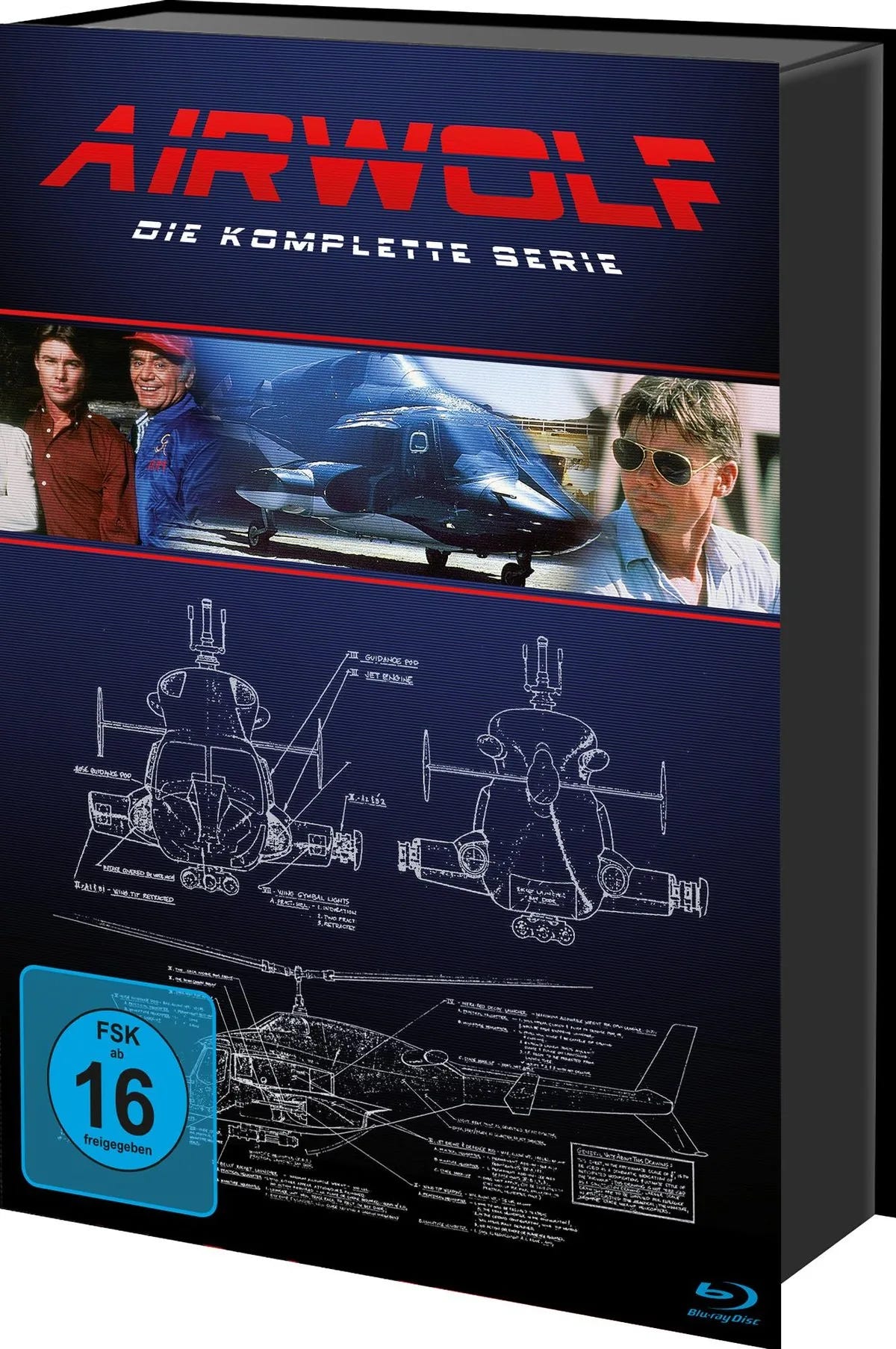 Airwolf - Die komplette Serie - Keepcase [18 BR] - Blu-ray Disc