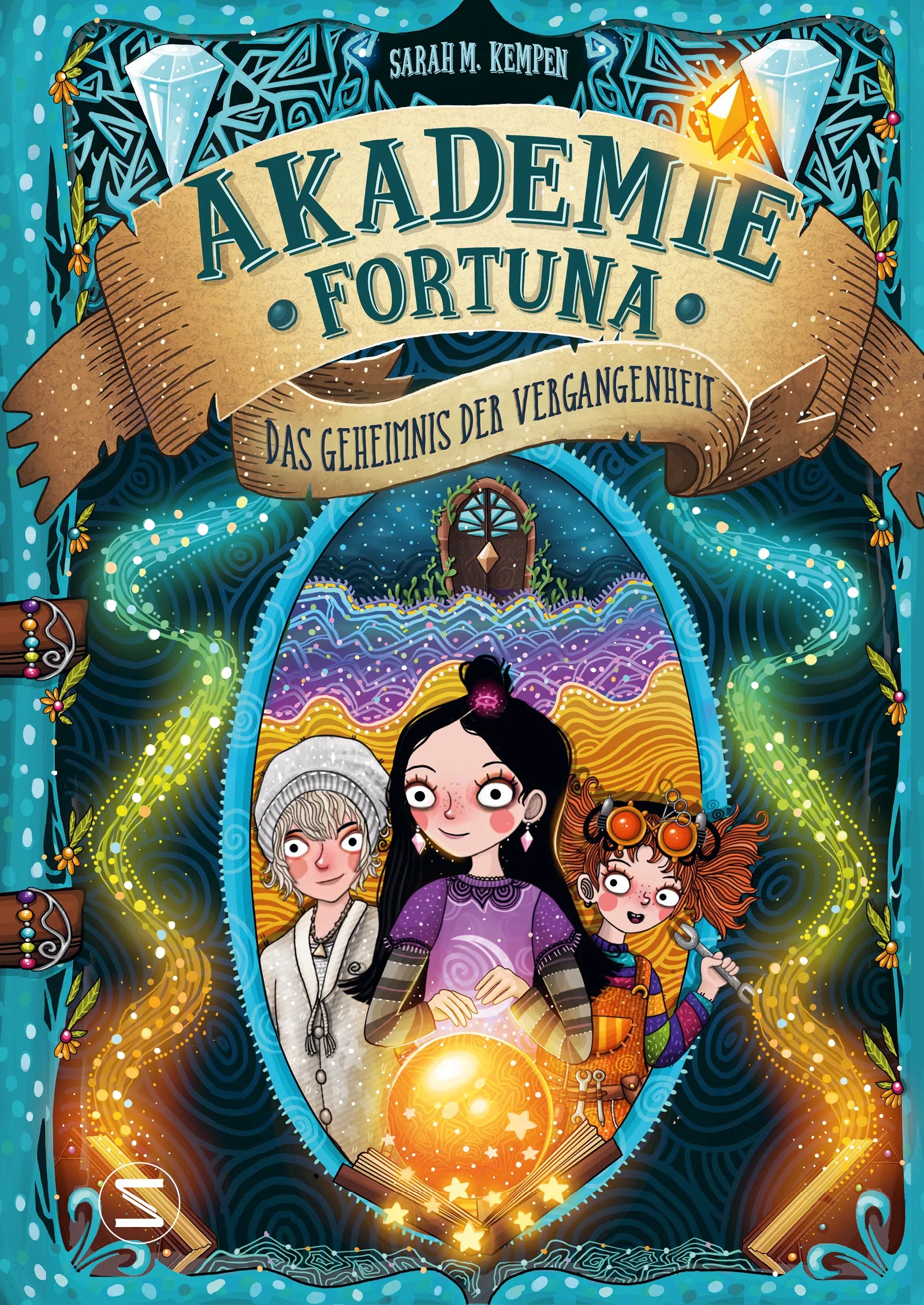 Buchcover von 'Akademie Fortuna - Das Geheimnis der Vergangenheit' - Gebundene Ausgabe von Sarah M. Kempen