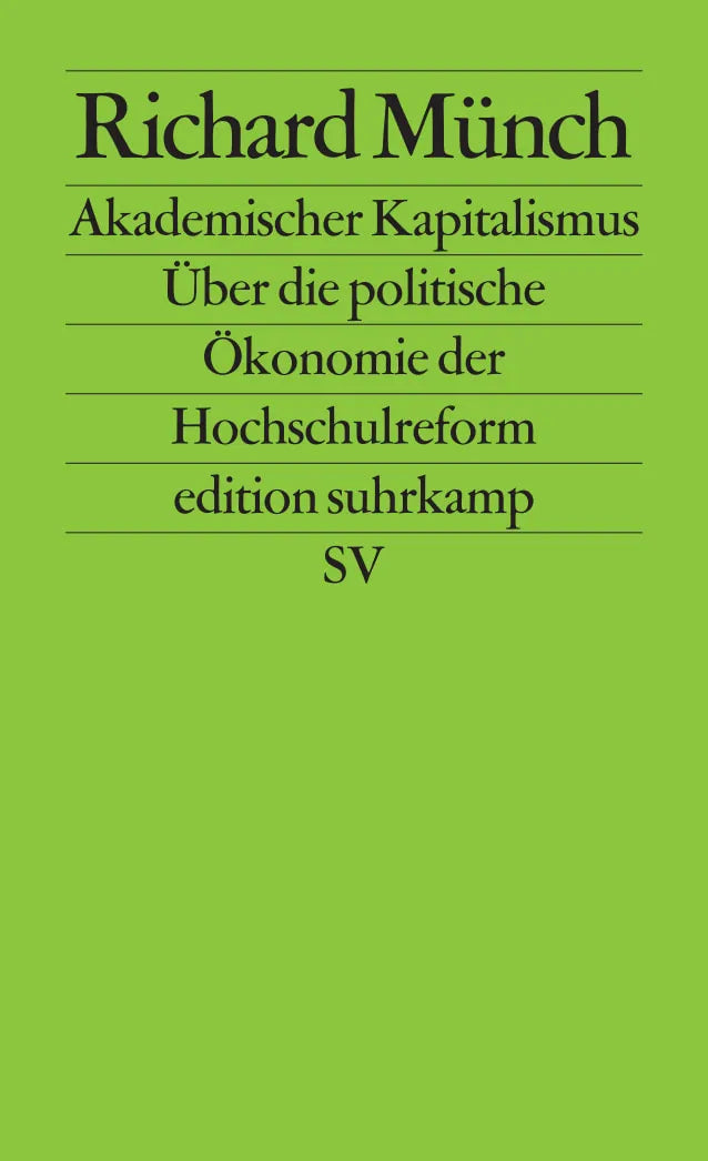 Buchcover von 'Akademischer Kapitalismus' - Taschenbuch von Richard Münch