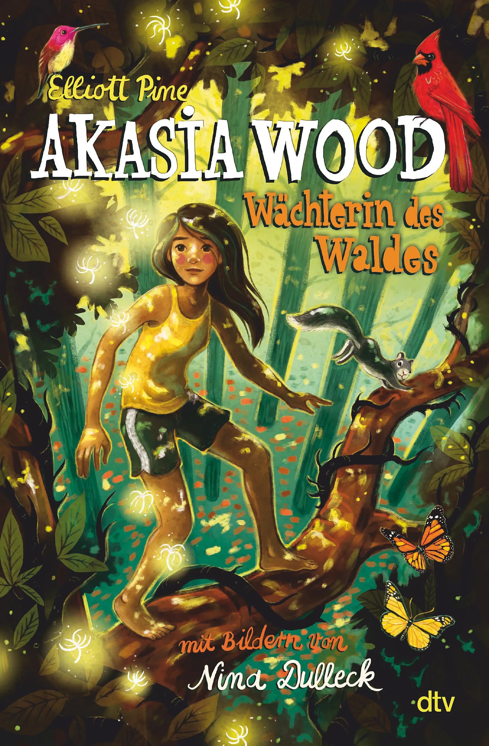 Buchcover von 'Akasia Wood – Wächterin des Waldes' - Gebundene Ausgabe von Elliott Pine