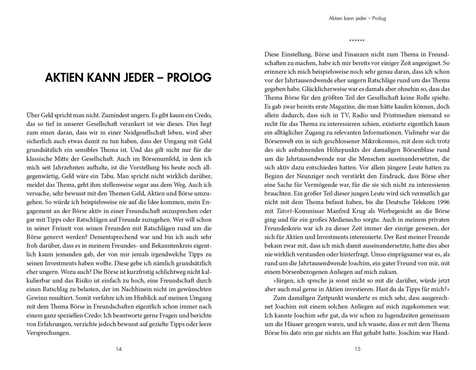 Innenansicht von 'Aktien kann jeder' - Taschenbuch