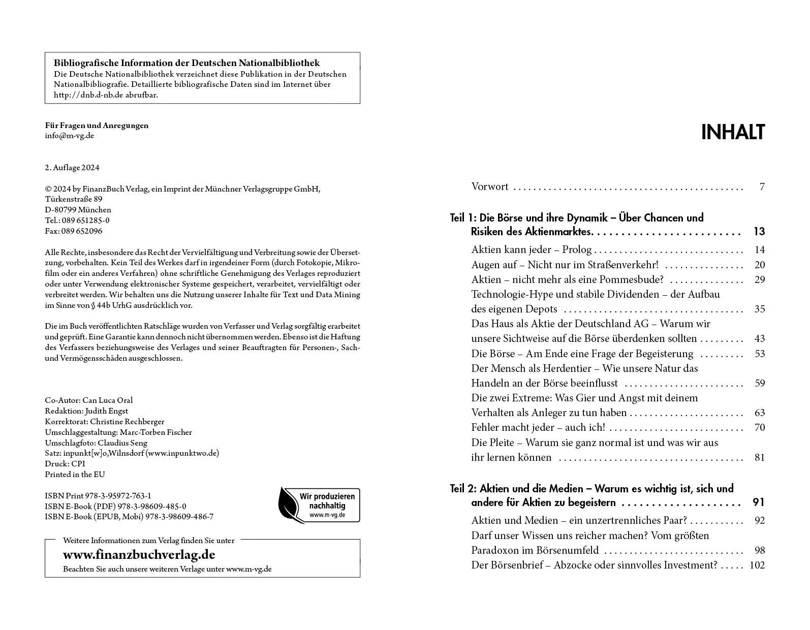 Innenansicht von 'Aktien kann jeder' - Taschenbuch