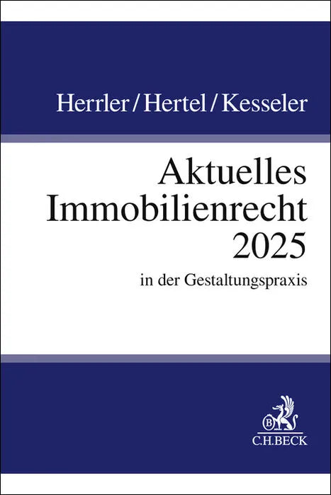 Buchcover von 'Aktuelles Immobilienrecht 2025' - Taschenbuch von Sebastian Herrler