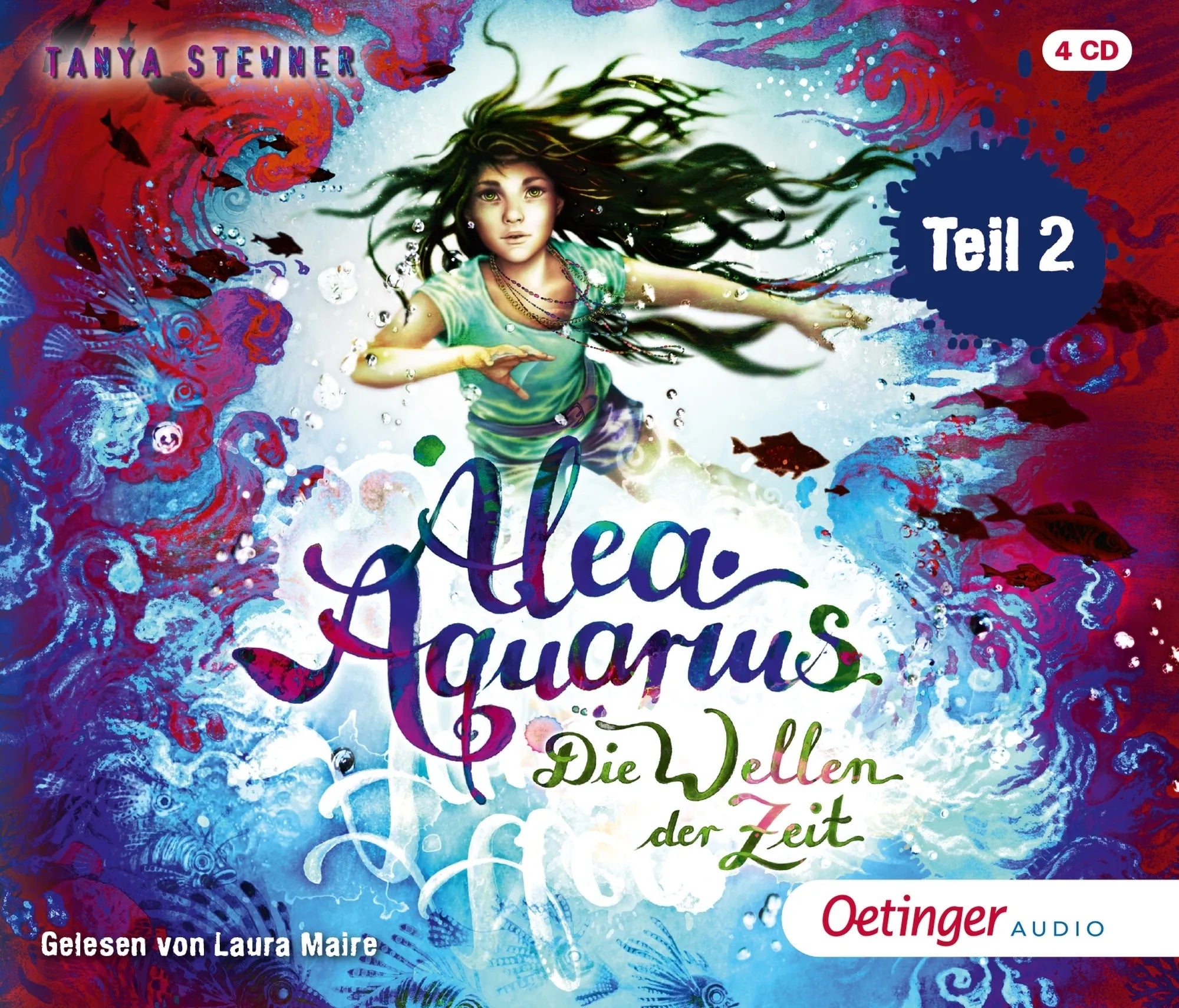 Cover: Alea Aquarius 8 Teil 2. Die Wellen der Zeit (Hörbuch CD) von Tanya Stewner