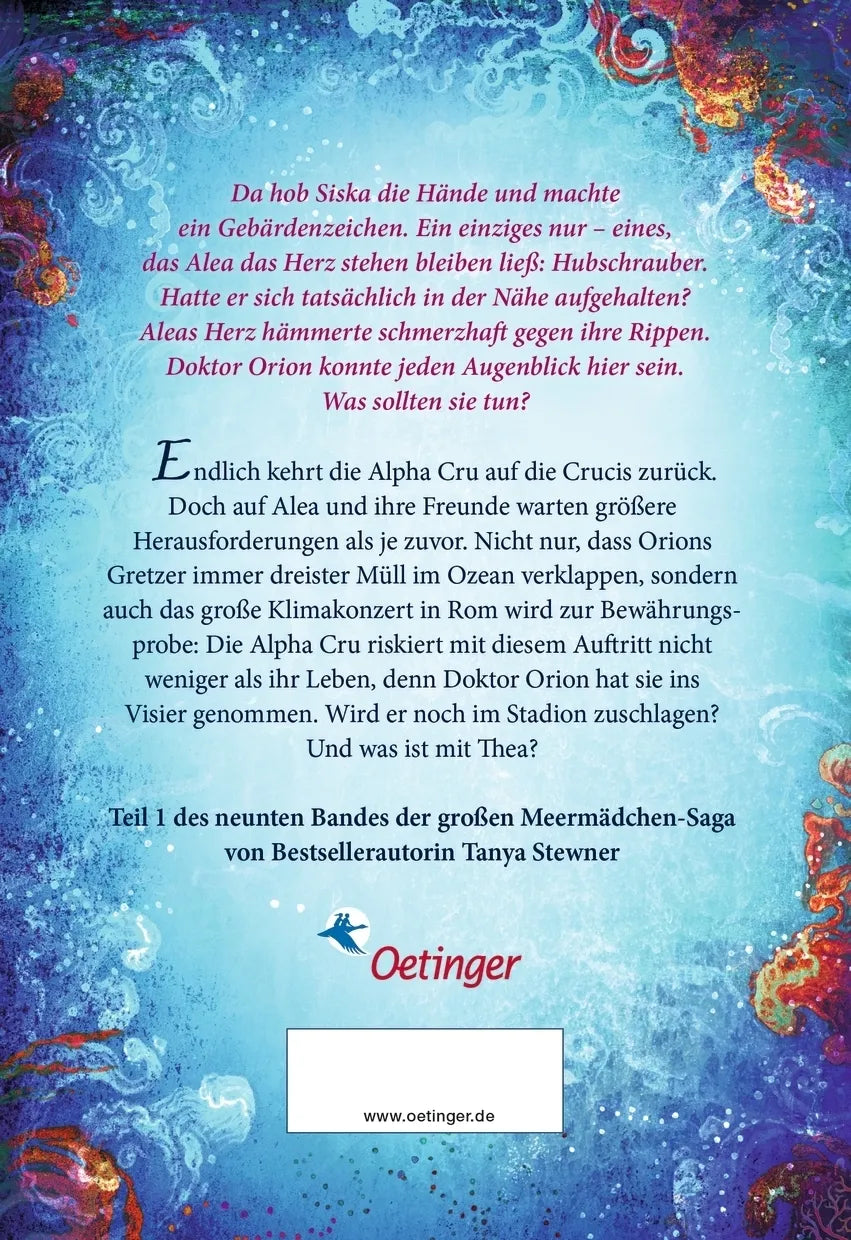 Buchrückseite von 'Alea Aquarius 9 Teil 1. Der Gesang der Wale' mit Klappentext - Gebundene Ausgabe