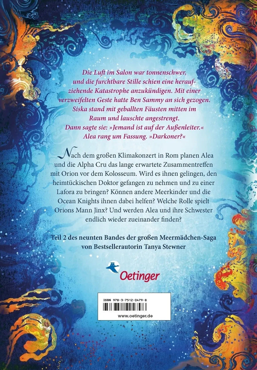 Buchrückseite von 'Alea Aquarius 9 Teil 2. Der Gesang der Wale' mit Klappentext - Gebundene Ausgabe