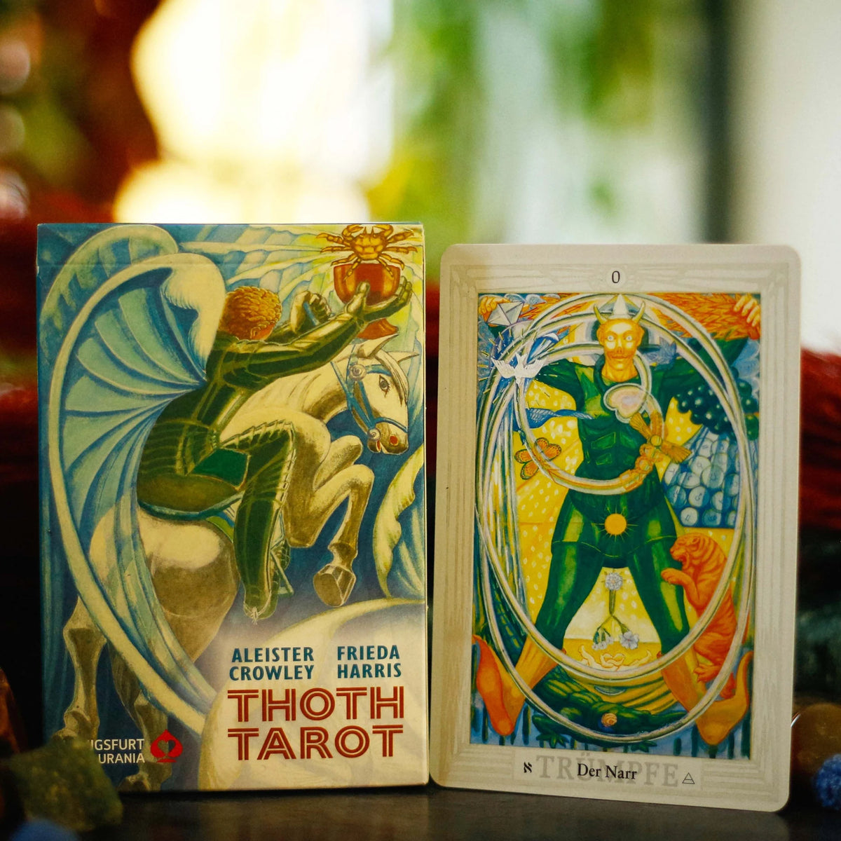 Aleister Crowley Thoth Tarot (Pocket Ausgabe, Deutsch, DE) – Ansicht