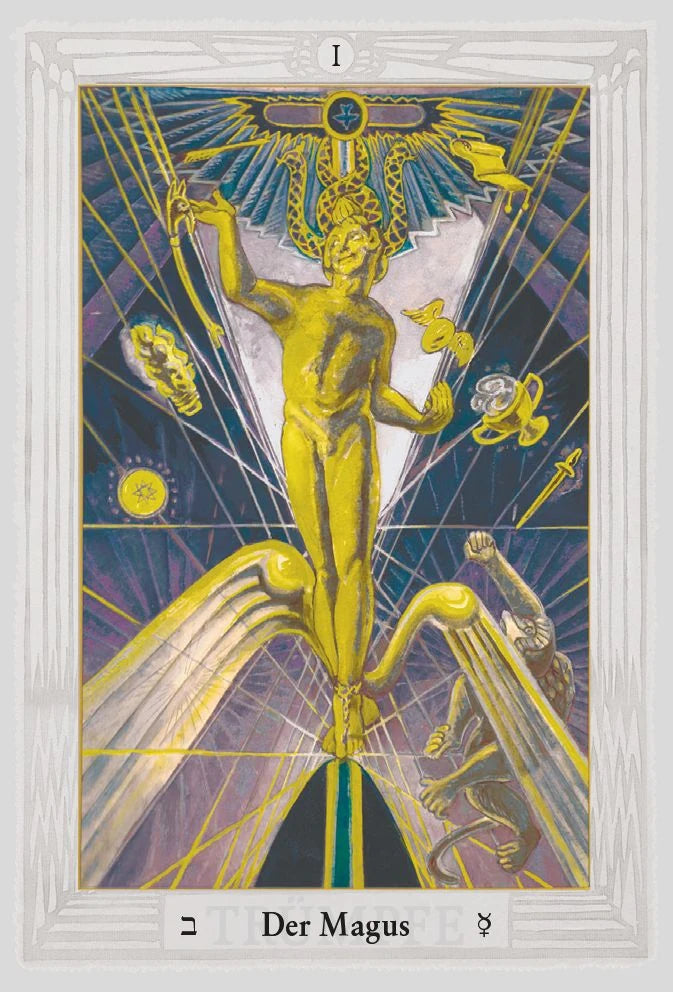 Aleister Crowley Thoth Tarot (Standard Ausgabe, Deutsch, DE) – Ansicht