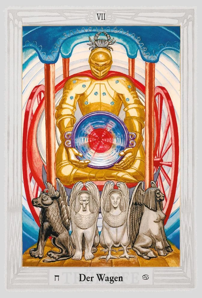 Aleister Crowley Thoth Tarot (Standard Ausgabe, Deutsch, DE) – Ansicht