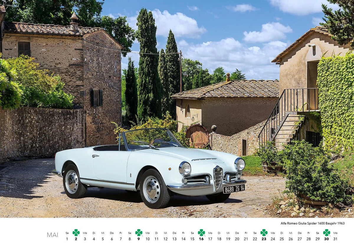Alfa Romeo Kalender 2027 – Ansicht